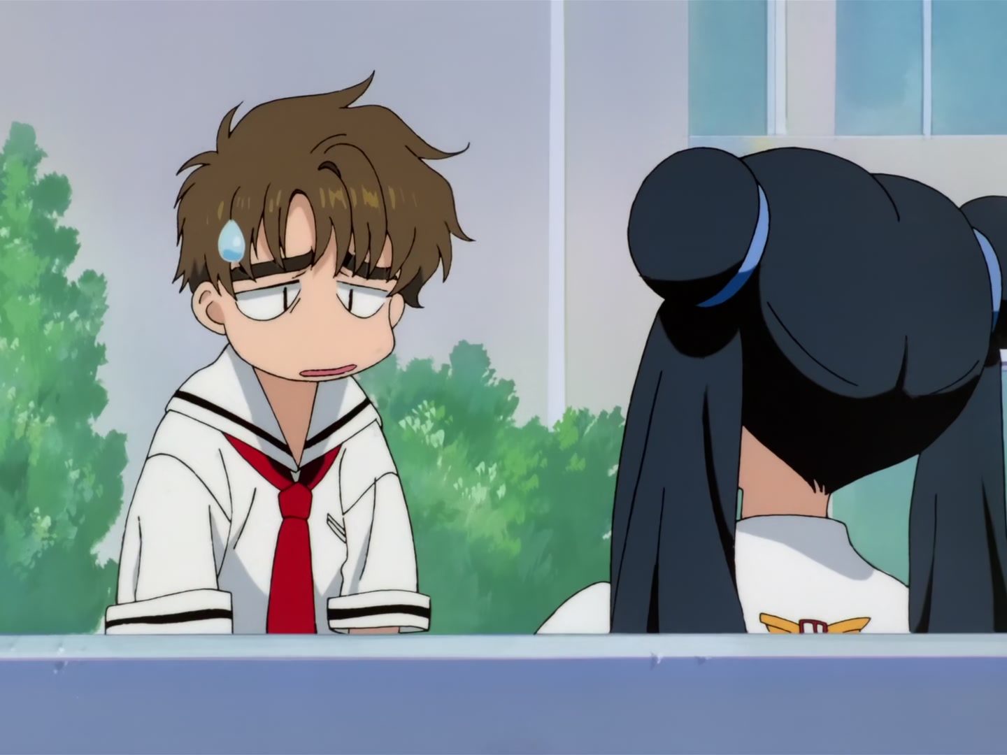 Cardcaptor Sakura Ep 20: Transfer Student vs. Sakura @ 00:07:45