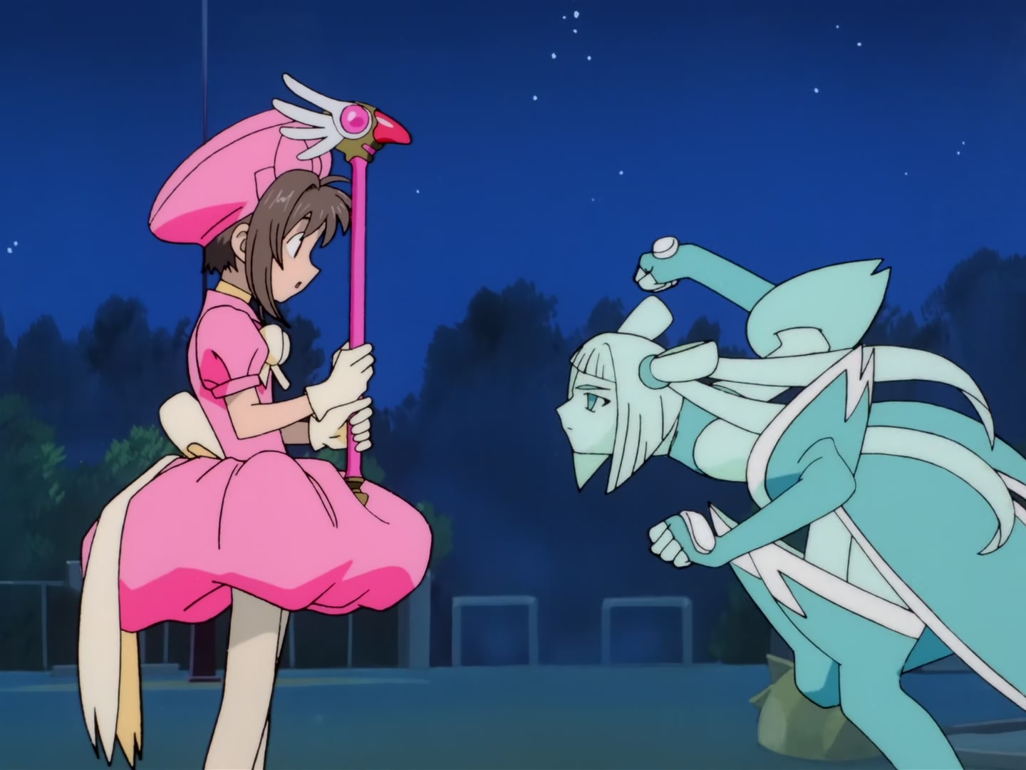 Cardcaptor Sakura Ep 20: Transfer Student vs. Sakura @ 00:21:35