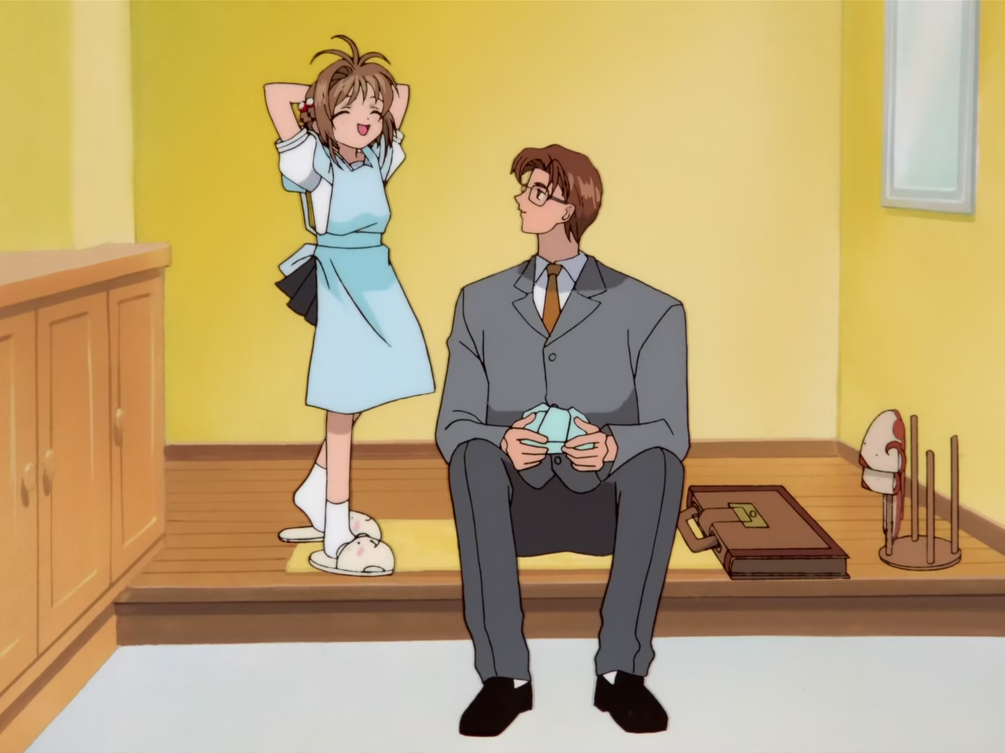 Cardcaptor Sakura Ep 22: Sakura and Her Kind Father @ 00:02:34