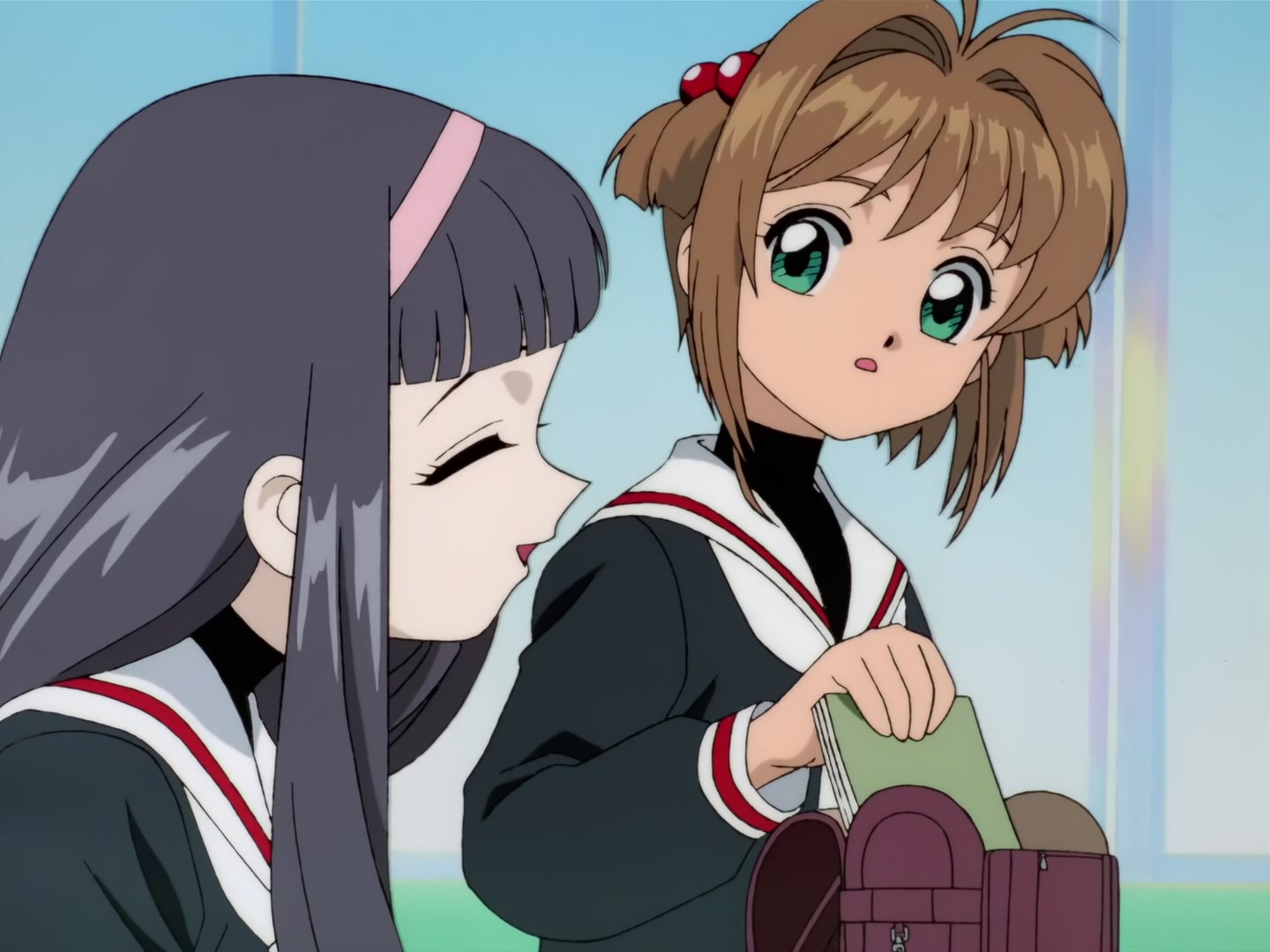 Cardcaptor Sakura Ep 23: Sakura, Tomoyo, and the Wonderful Song @ 00:01:58
