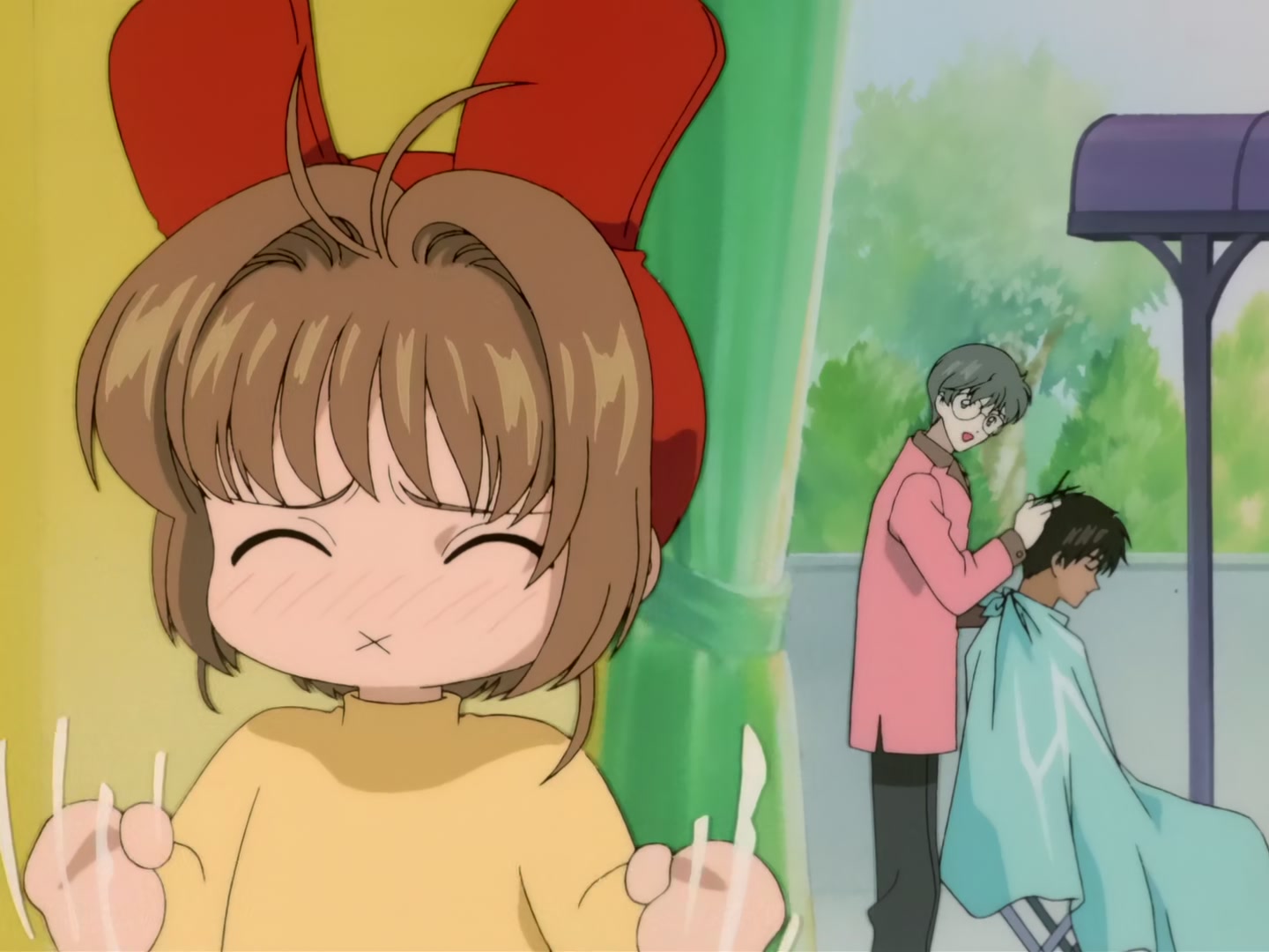 Cardcaptor Sakura Ep 25: Sakura and One More Sakura @ 00:02:19