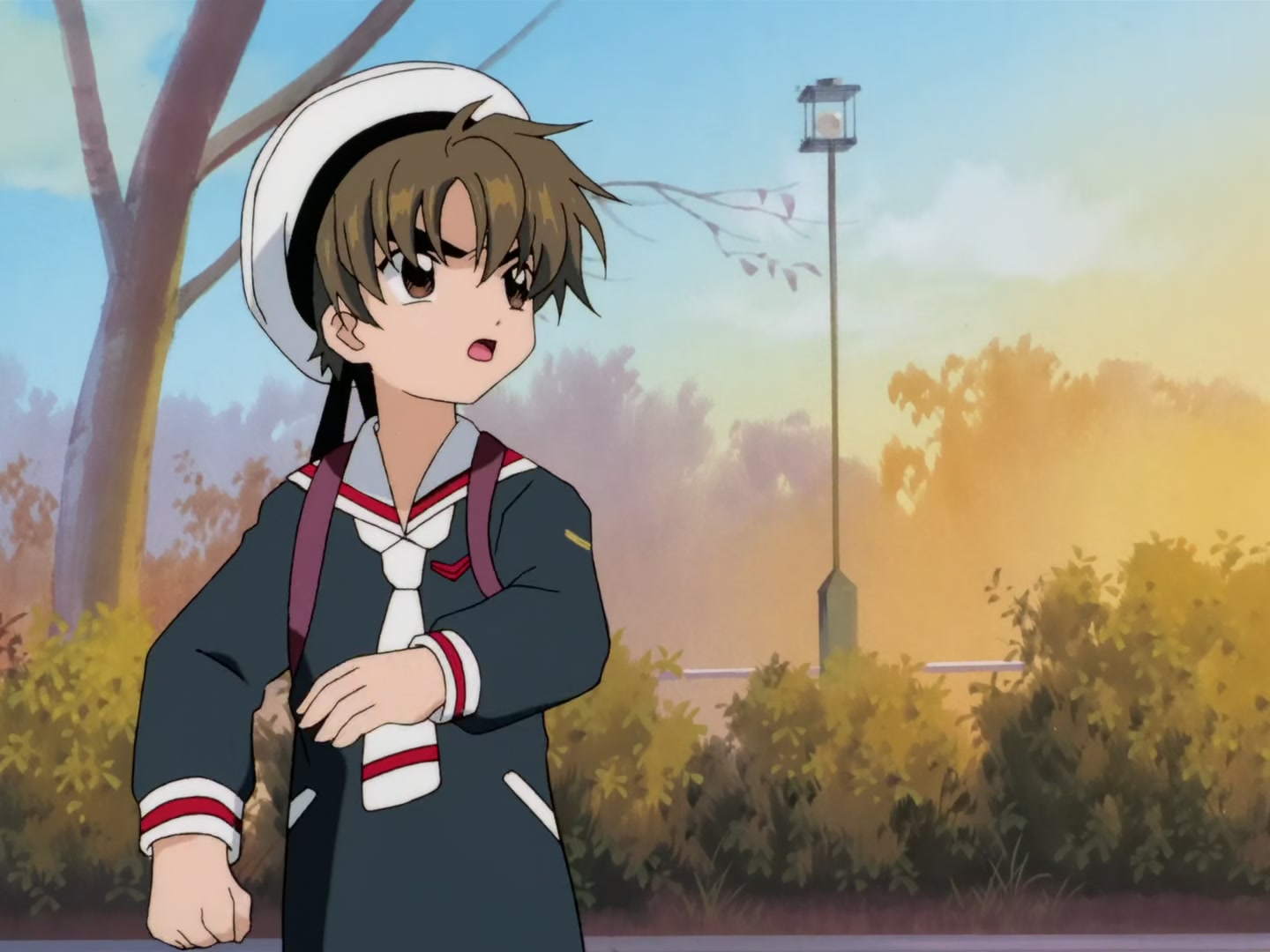 Cardcaptor Sakura Ep 32: Sakura, Kero, and Syaoran @ 00:01:32