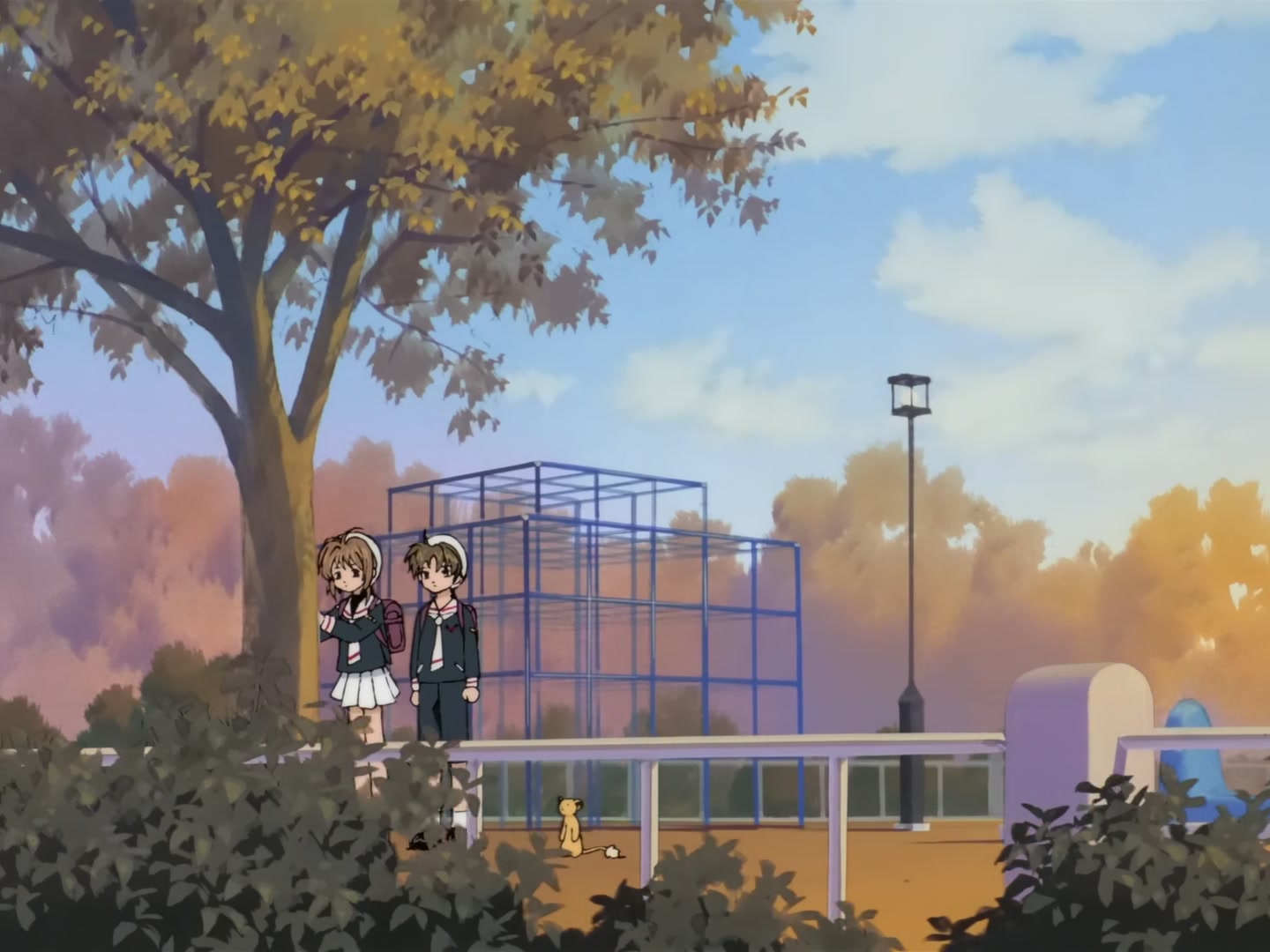 Cardcaptor Sakura Ep 32: Sakura, Kero, and Syaoran @ 00:03:21