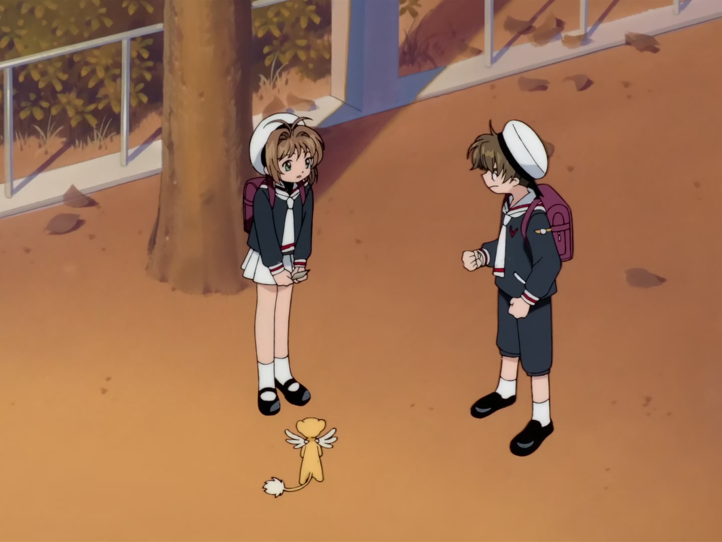 Cardcaptor Sakura Ep 32: Sakura, Kero, and Syaoran @ 00:04:18