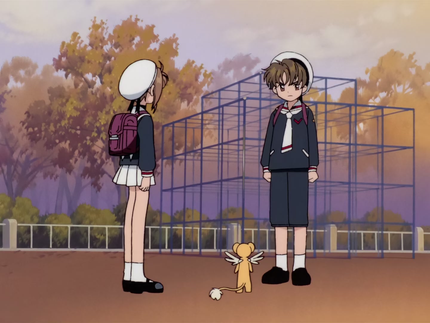 Cardcaptor Sakura Ep 32: Sakura, Kero, and Syaoran @ 00:05:00