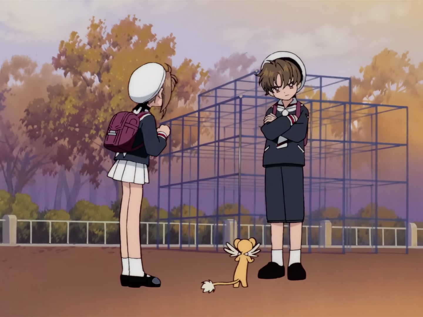 Cardcaptor Sakura Ep 32: Sakura, Kero, and Syaoran @ 00:05:05