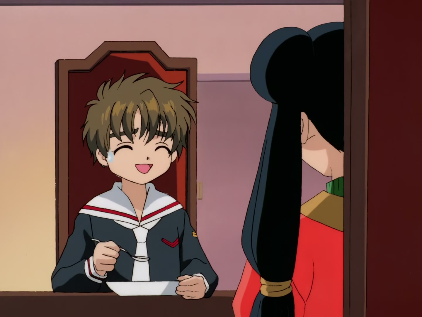 Cardcaptor Sakura Ep 32: Sakura, Kero, and Syaoran @ 00:09:35