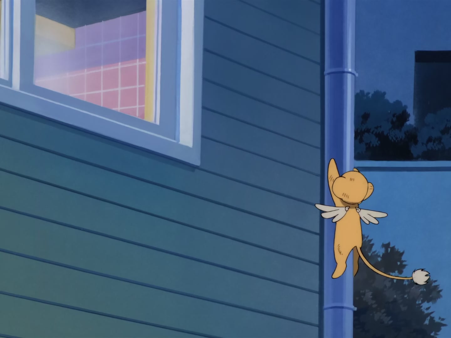 Cardcaptor Sakura Ep 32: Sakura, Kero, and Syaoran @ 00:09:51