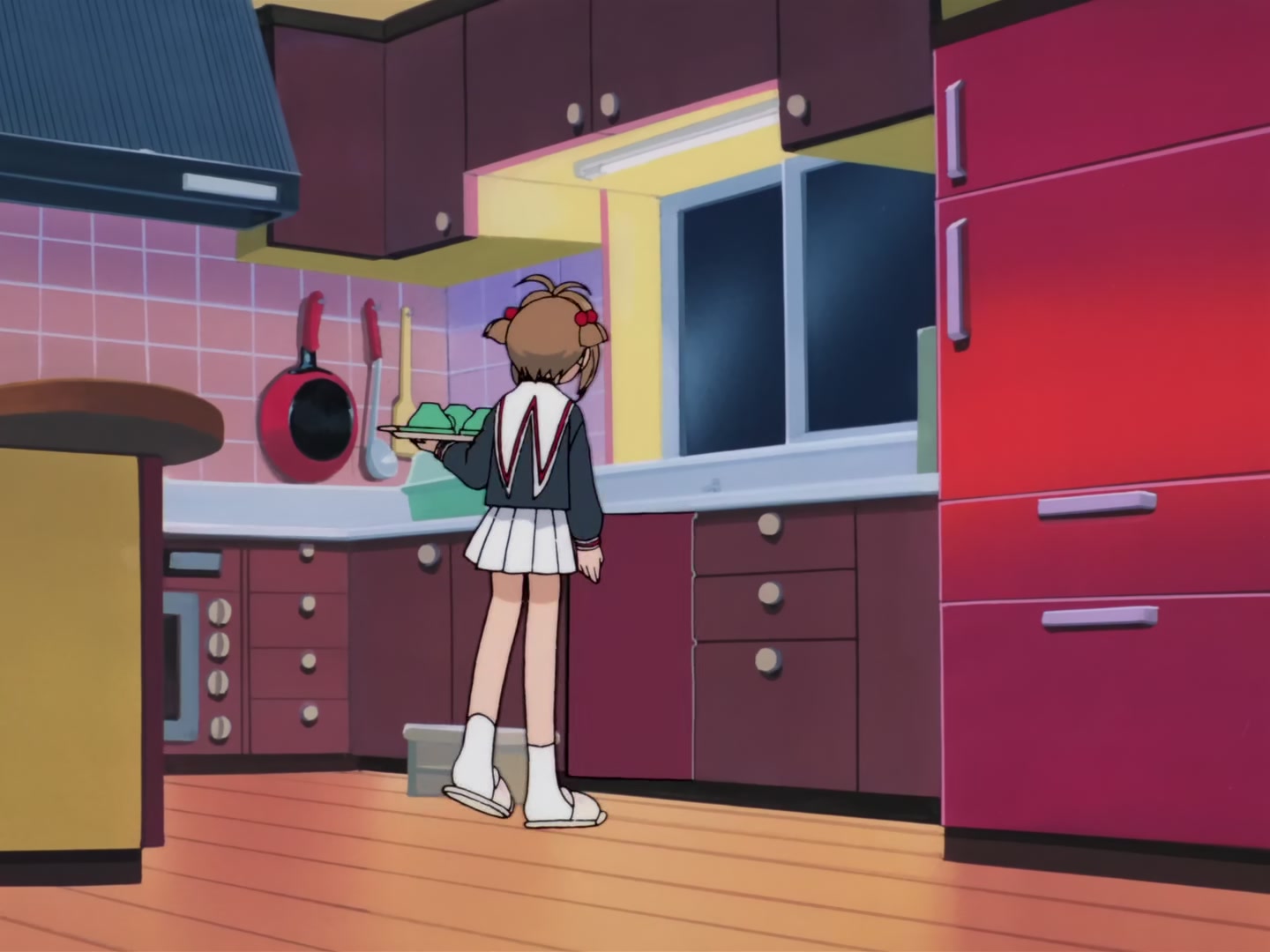 Cardcaptor Sakura Ep 32: Sakura, Kero, and Syaoran @ 00:10:17