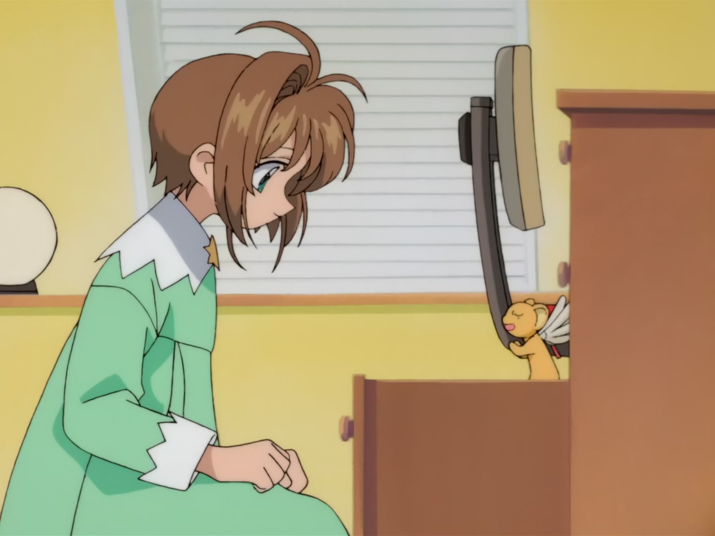 Cardcaptor Sakura Ep 32: Sakura, Kero, and Syaoran @ 00:11:45