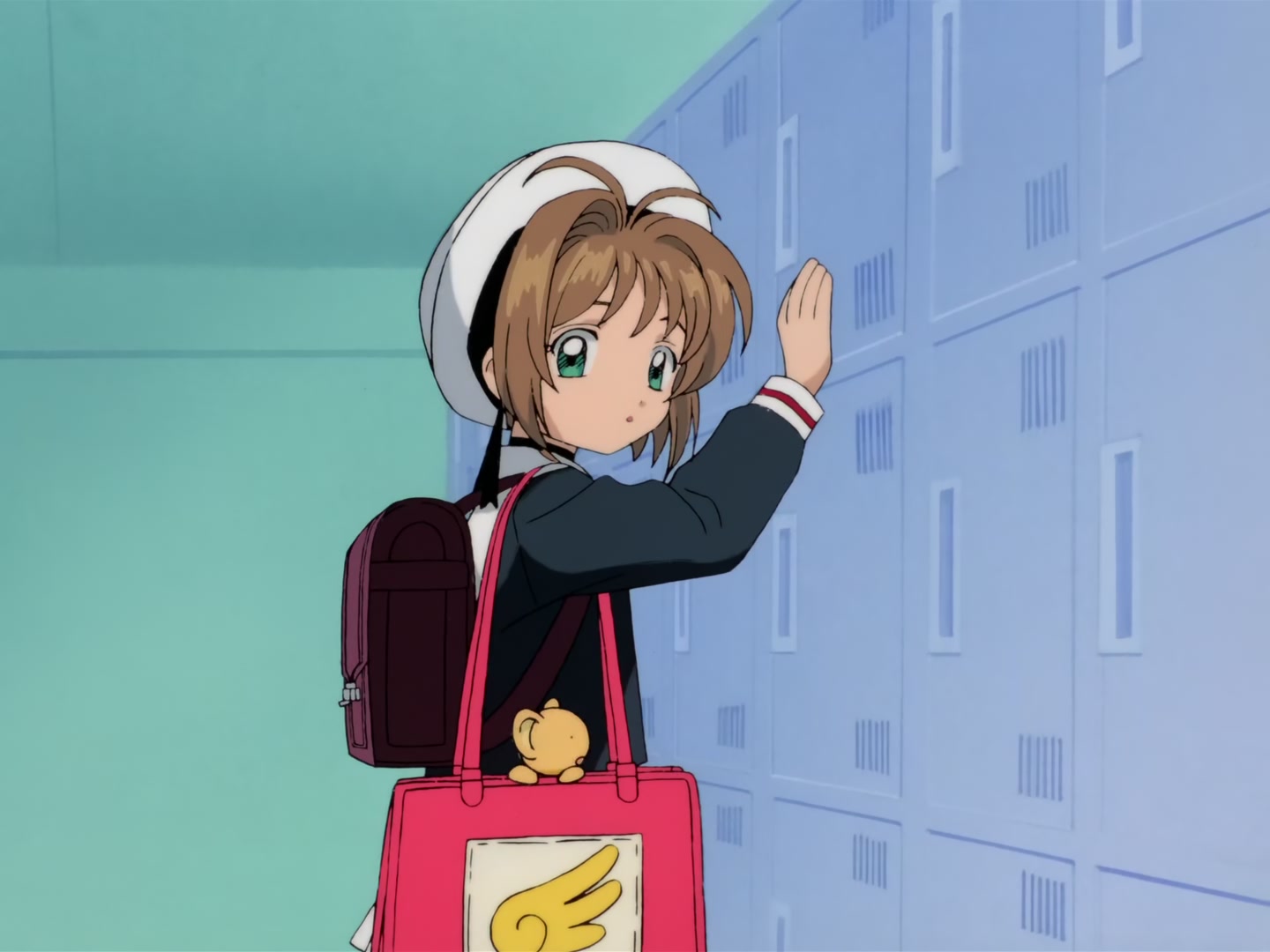 Cardcaptor Sakura Ep 32: Sakura, Kero, and Syaoran @ 00:12:11