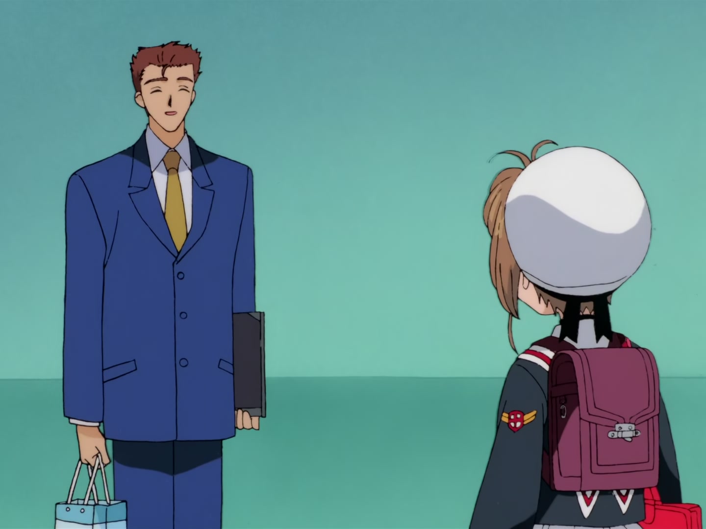 Cardcaptor Sakura Ep 32: Sakura, Kero, and Syaoran @ 00:12:32