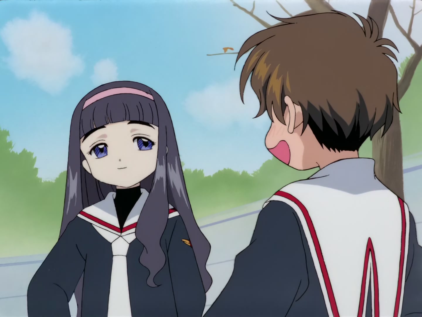 Cardcaptor Sakura Ep 32: Sakura, Kero, and Syaoran @ 00:14:31