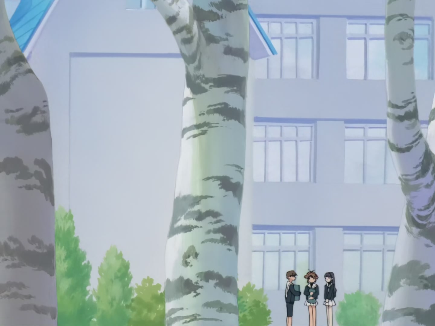 Cardcaptor Sakura Ep 32: Sakura, Kero, and Syaoran @ 00:16:36