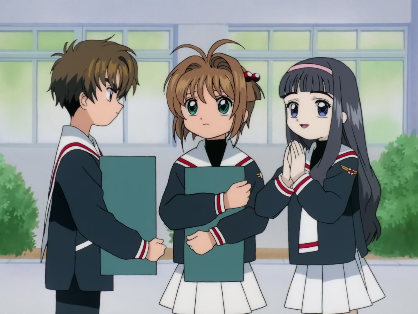 Cardcaptor Sakura Ep 32: Sakura, Kero, and Syaoran @ 00:16:41