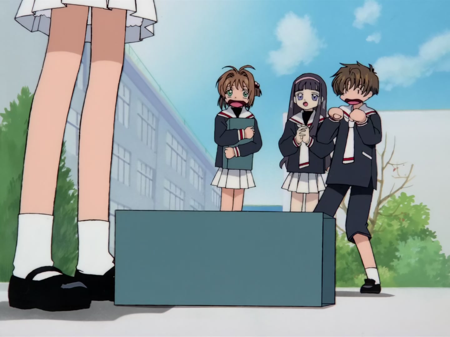 Cardcaptor Sakura Ep 32: Sakura, Kero, and Syaoran @ 00:17:38
