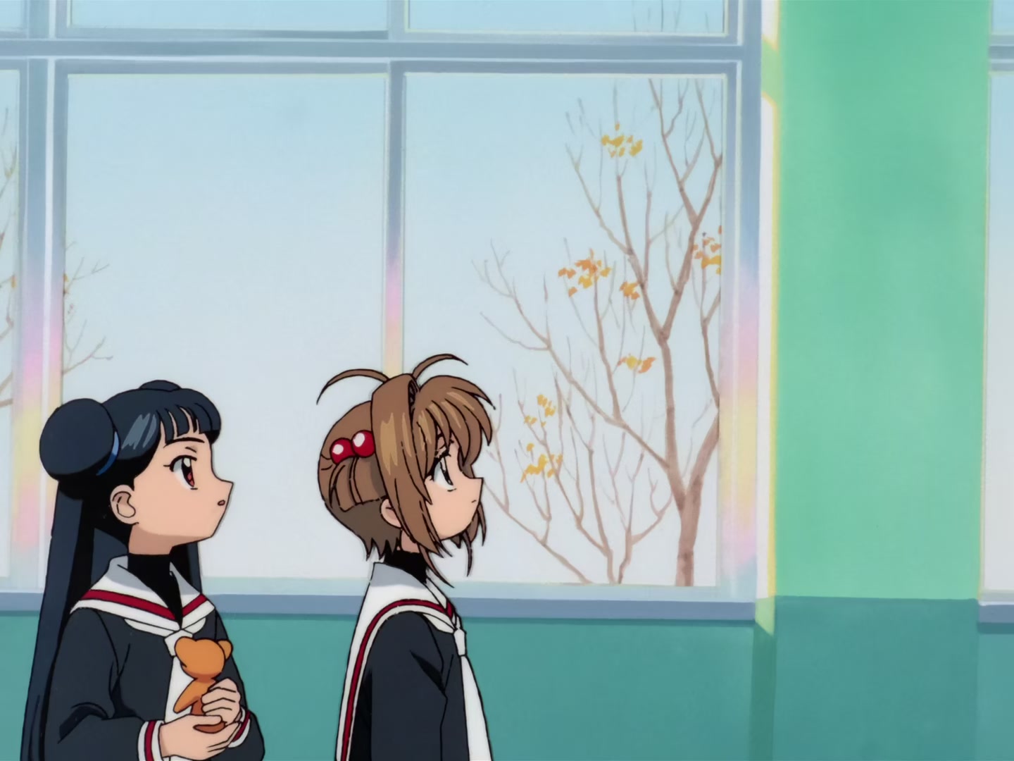 Cardcaptor Sakura Ep 32: Sakura, Kero, and Syaoran @ 00:19:12