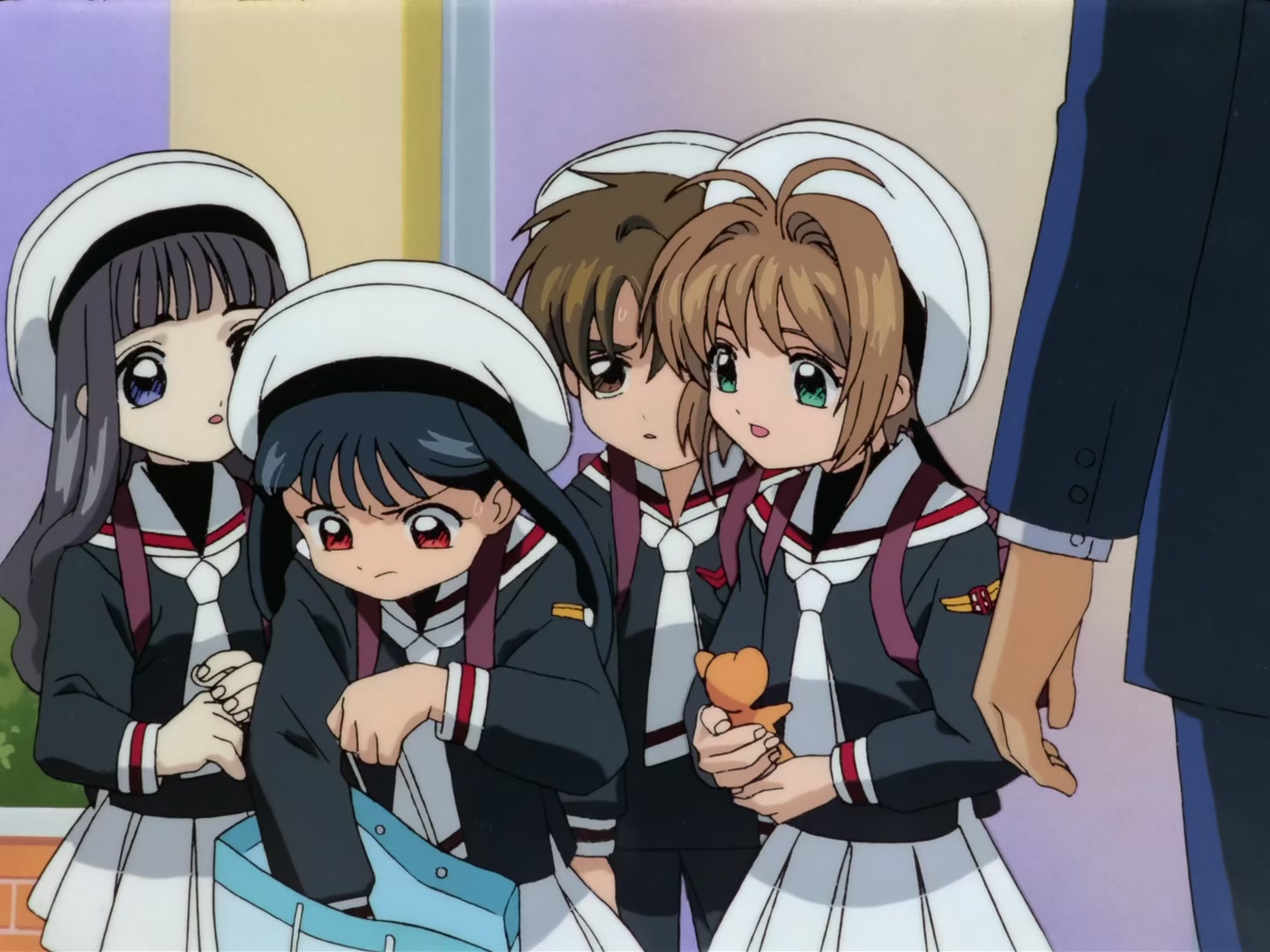 Cardcaptor Sakura Ep 32: Sakura, Kero, and Syaoran @ 00:19:43