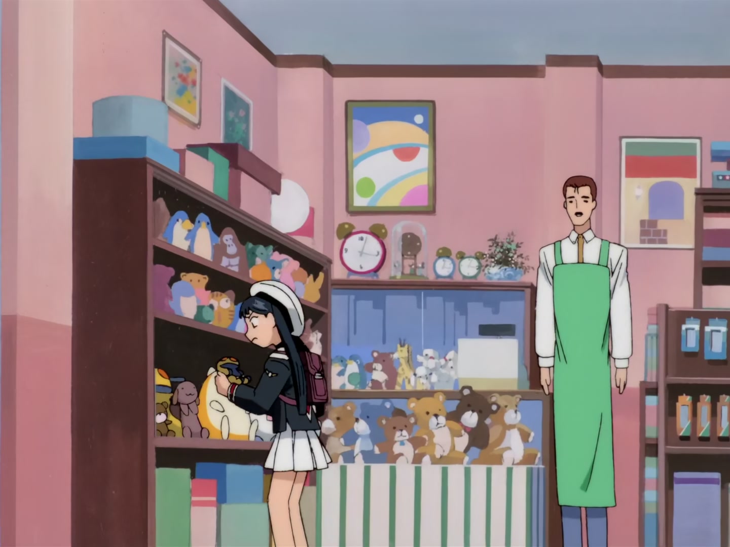 Cardcaptor Sakura Ep 32: Sakura, Kero, and Syaoran @ 00:19:58