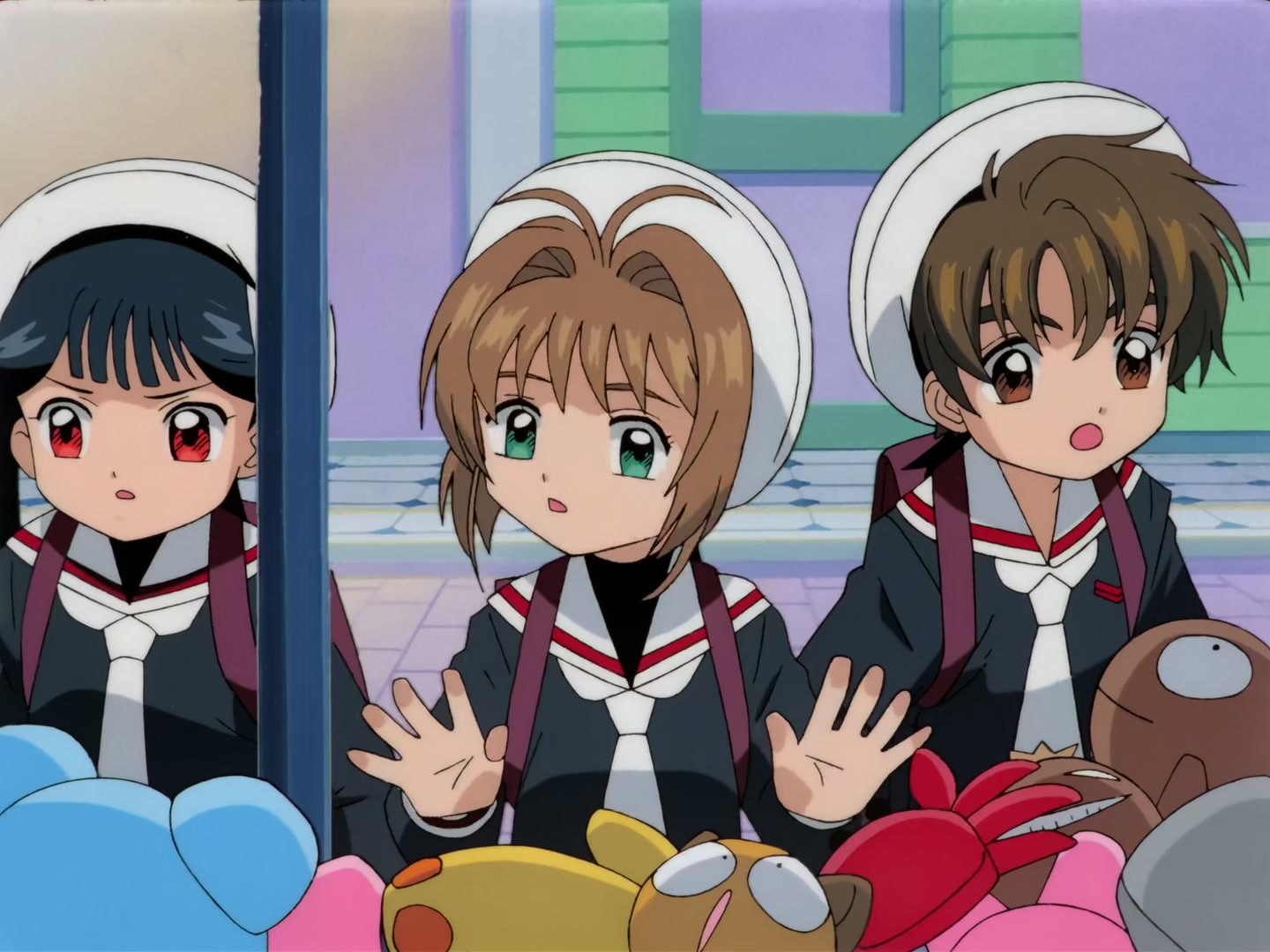 Cardcaptor Sakura Ep 32: Sakura, Kero, and Syaoran @ 00:20:09
