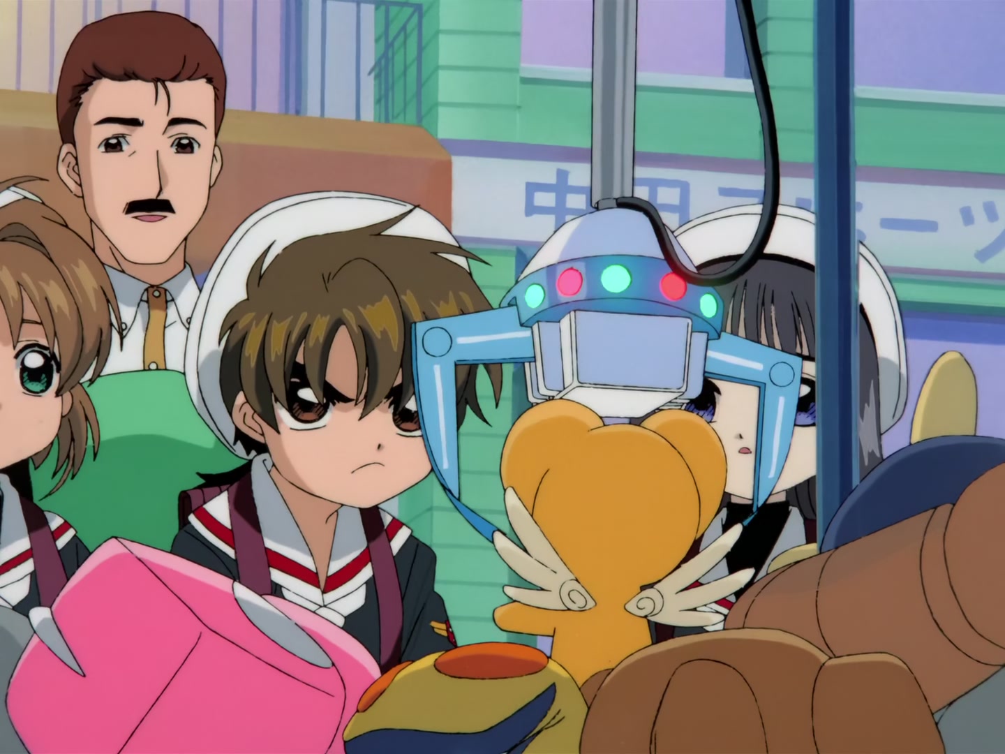 Cardcaptor Sakura Ep 32: Sakura, Kero, and Syaoran @ 00:20:35
