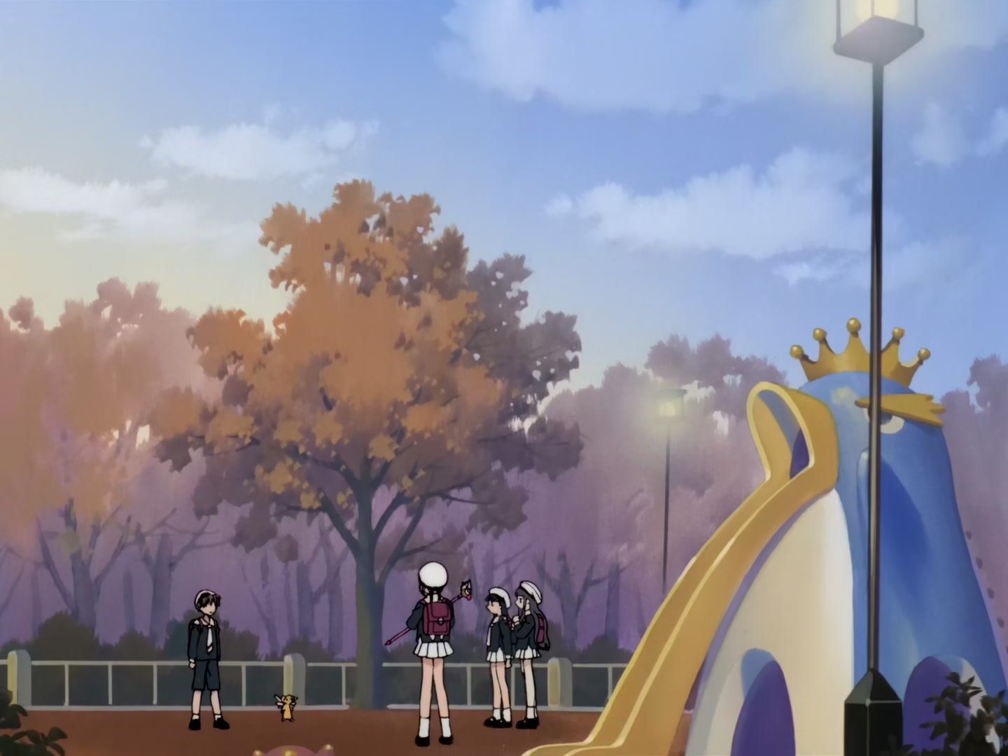 Cardcaptor Sakura Ep 32: Sakura, Kero, and Syaoran @ 00:21:01