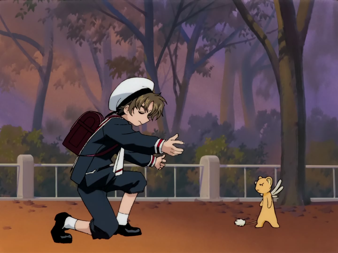 Cardcaptor Sakura Ep 32: Sakura, Kero, and Syaoran @ 00:21:16