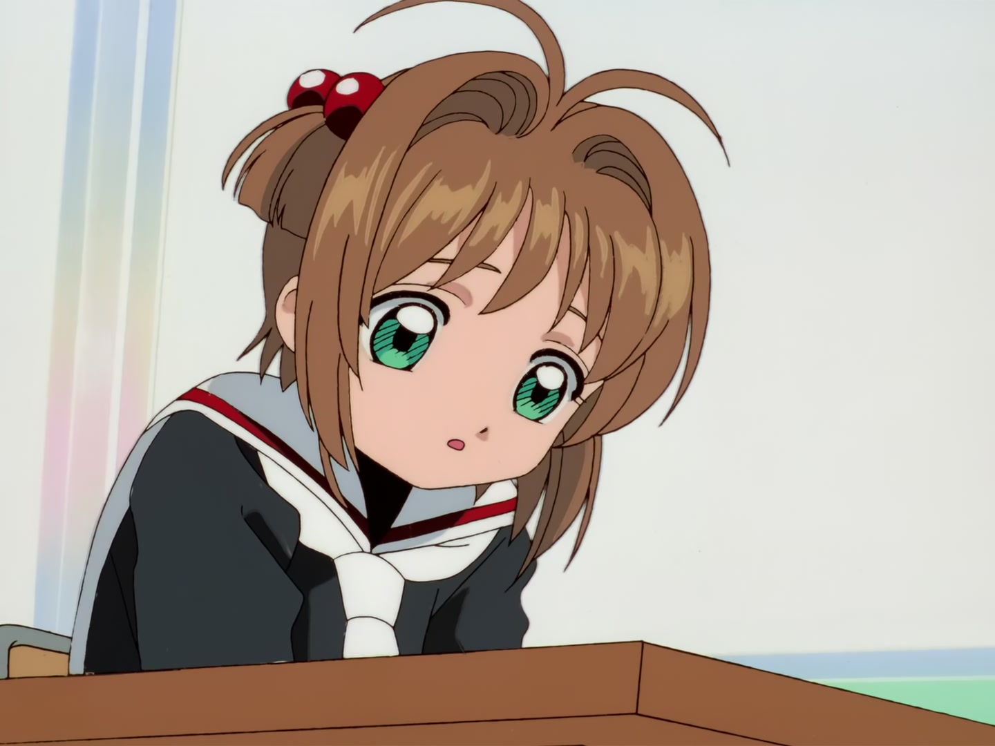 Cardcaptor Sakura Ep 41: Sakura, Syaoran, and the Sea of Sand @ 00:02:45