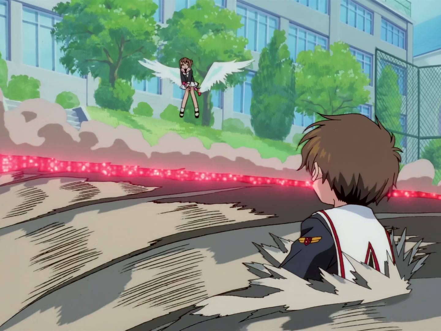 Cardcaptor Sakura Ep 41: Sakura, Syaoran, and the Sea of Sand @ 00:19:58