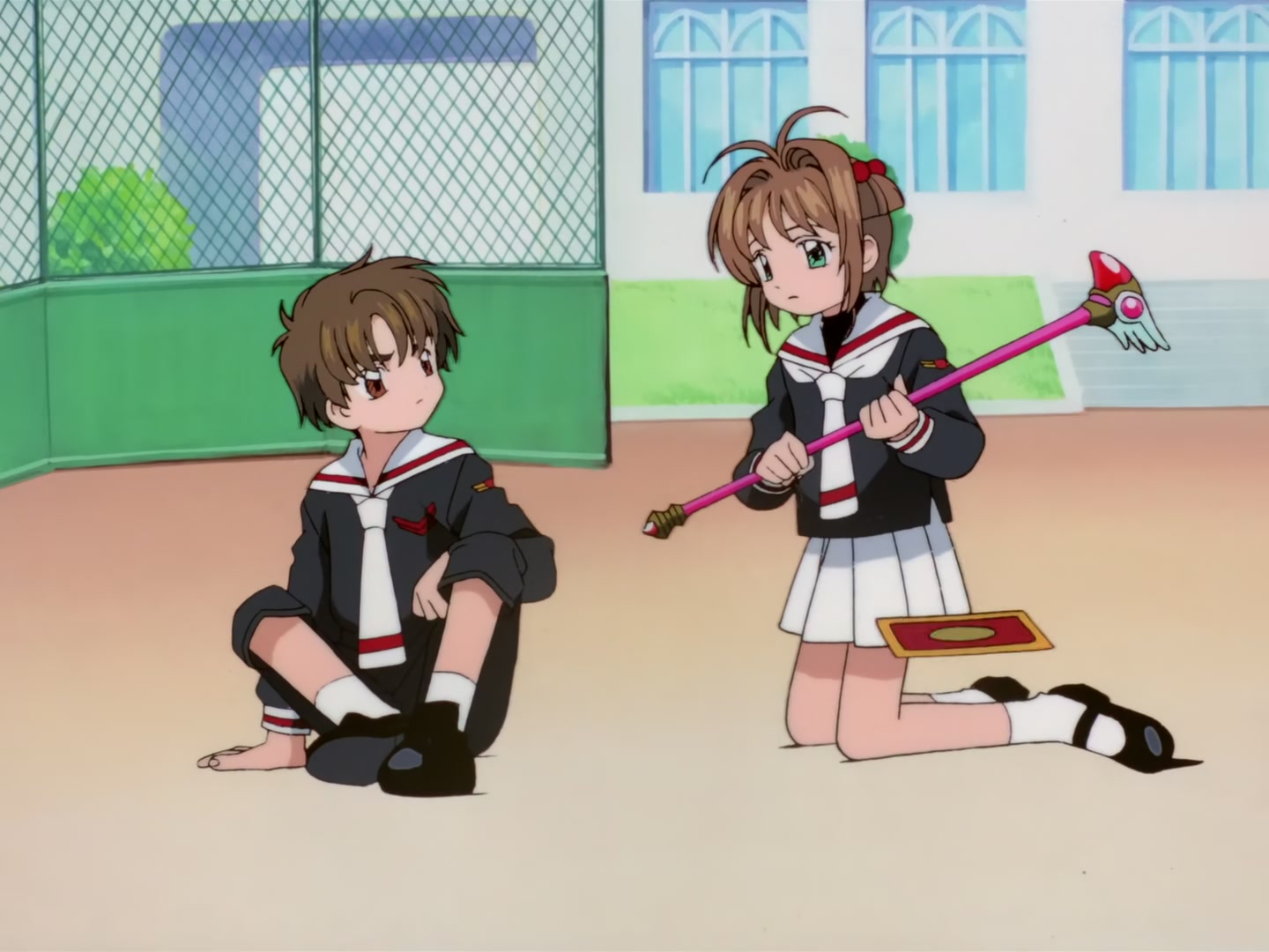 Cardcaptor Sakura Ep 41: Sakura, Syaoran, and the Sea of Sand @ 00:21:32