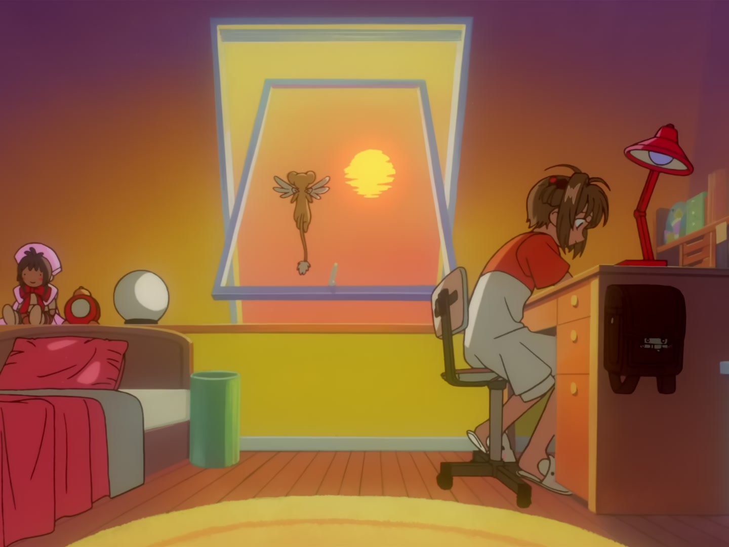 Cardcaptor Sakura Ep 47: Sakura and the Mysterious Transfer Student @ 00:01:47