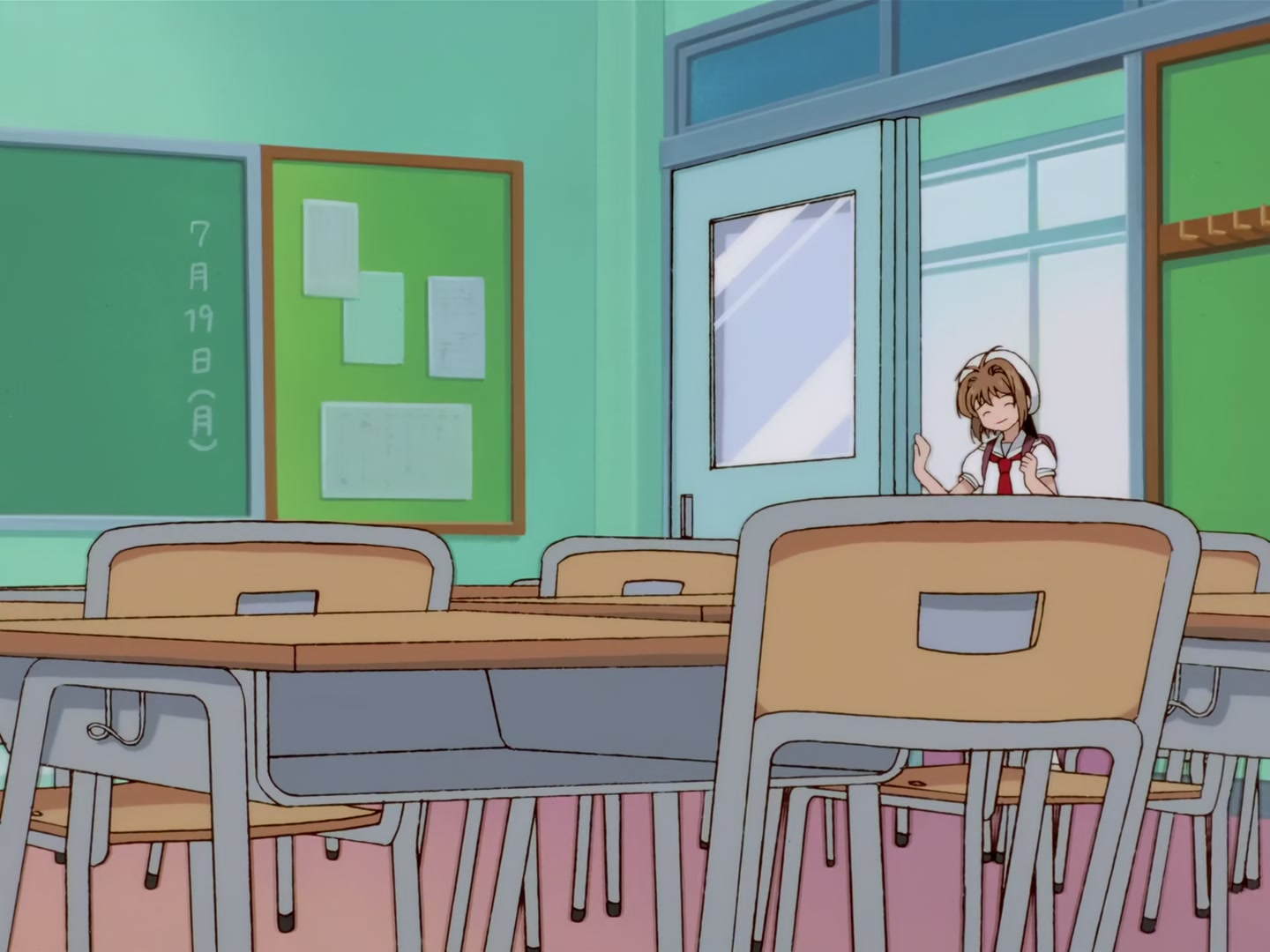 Cardcaptor Sakura Ep 47: Sakura and the Mysterious Transfer Student @ 00:06:33