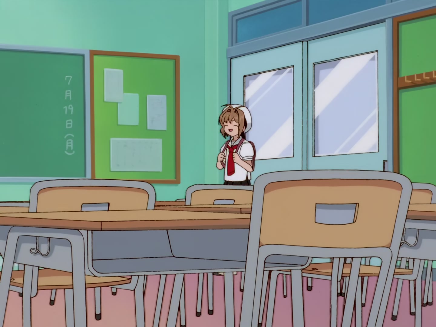 Cardcaptor Sakura Ep 47: Sakura and the Mysterious Transfer Student @ 00:06:38