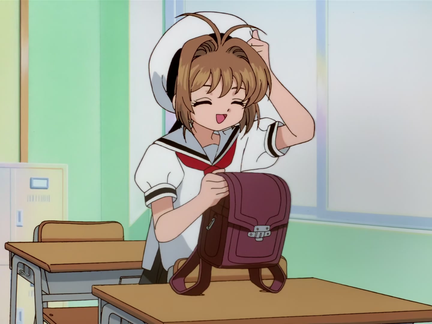 Cardcaptor Sakura Ep 47: Sakura and the Mysterious Transfer Student @ 00:06:54