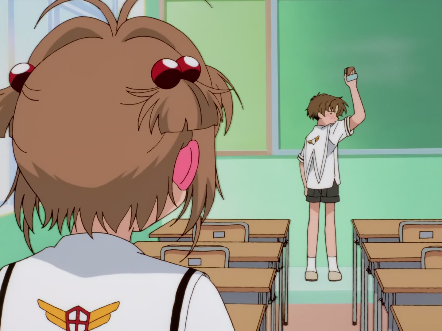 Cardcaptor Sakura Ep 47: Sakura and the Mysterious Transfer Student @ 00:07:04