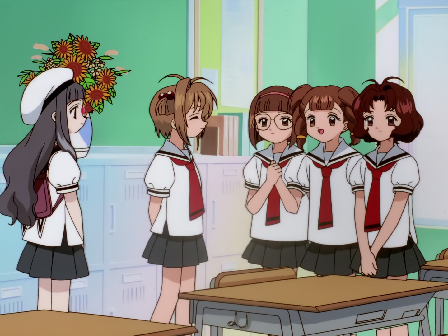 Cardcaptor Sakura Ep 47: Sakura and the Mysterious Transfer Student @ 00:08:53