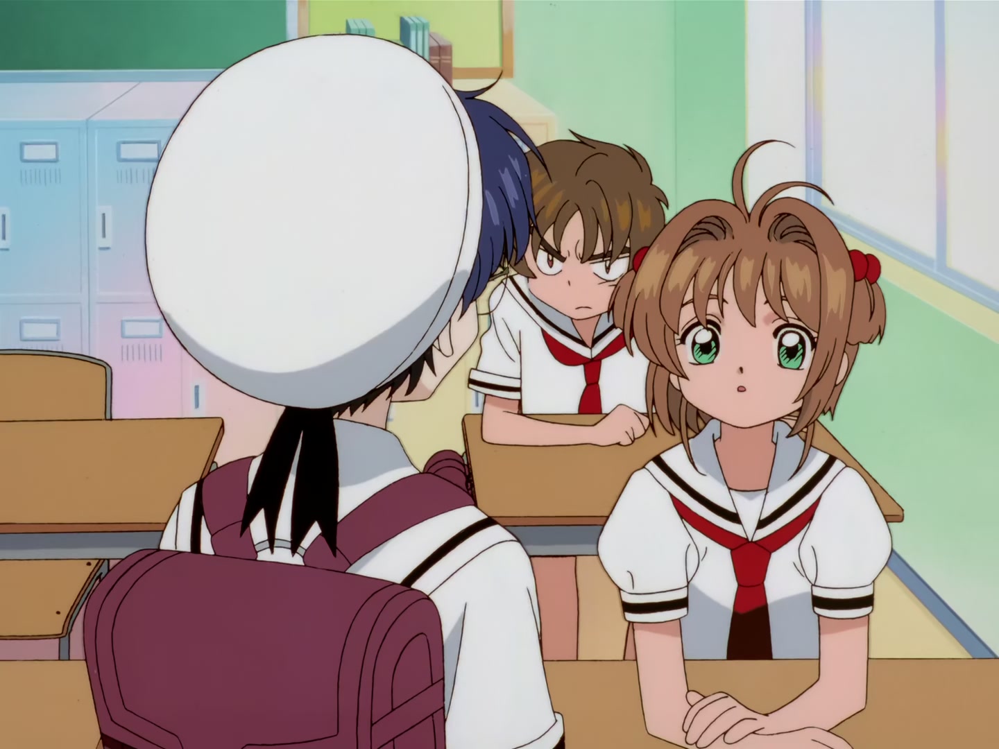 Cardcaptor Sakura Ep 47: Sakura and the Mysterious Transfer Student @ 00:10:58