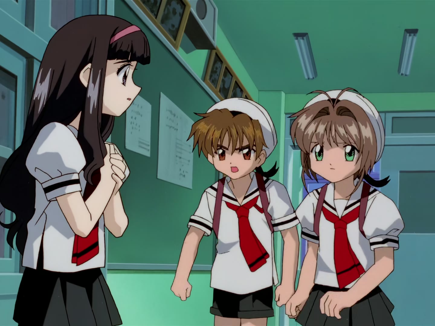 Cardcaptor Sakura Ep 50: Sakura, Syaoran, and the Invisible Threads @ 00:04:23