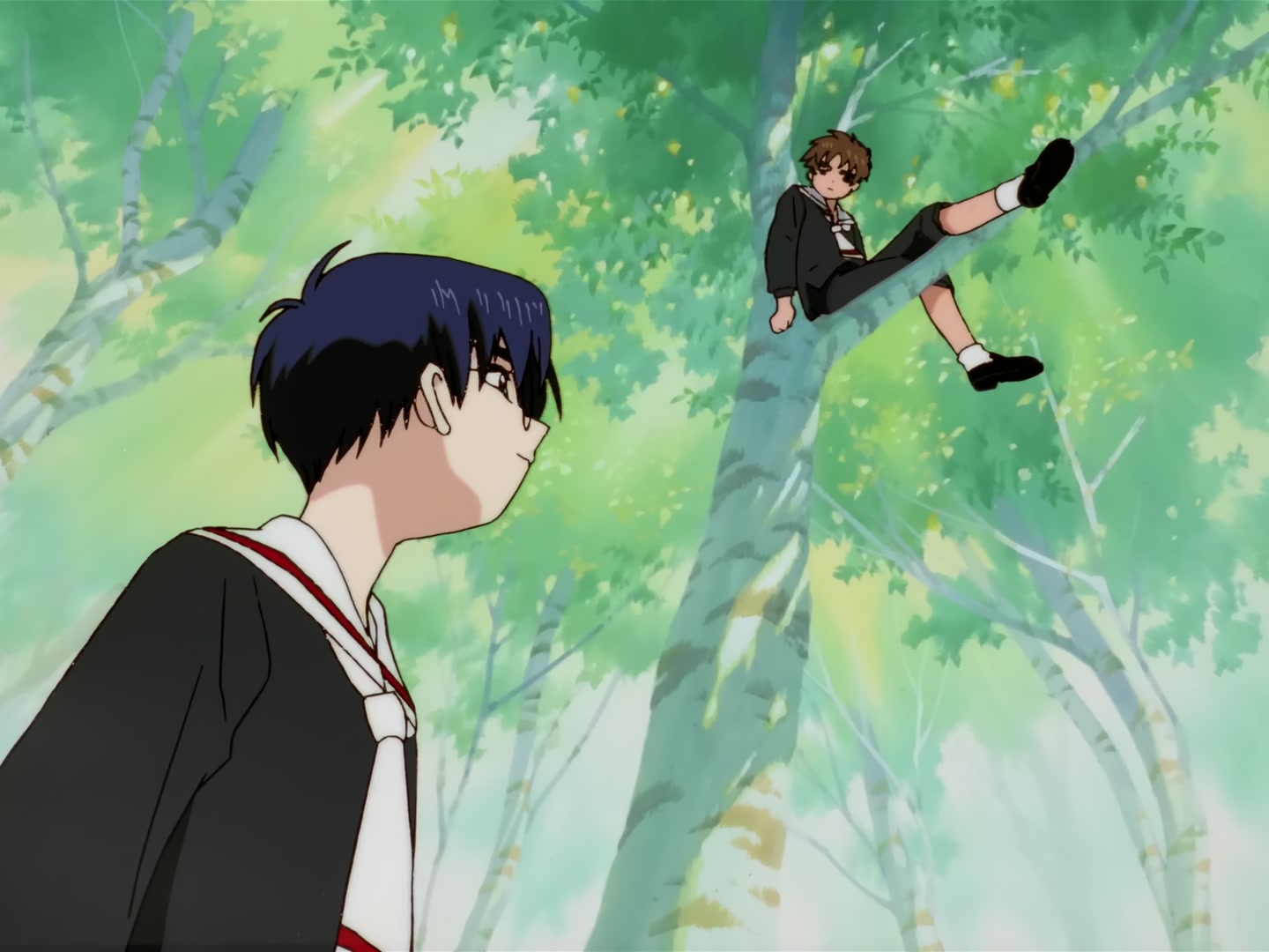 Cardcaptor Sakura Ep 50: Sakura, Syaoran, and the Invisible Threads @ 00:08:43