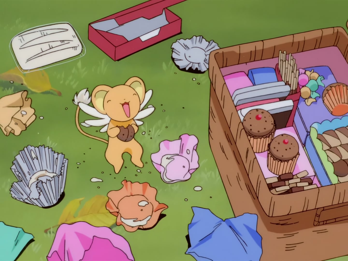 Cardcaptor Sakura Ep 56: Sakura, Kero, and the Sweet Meeting @ 00:06:07