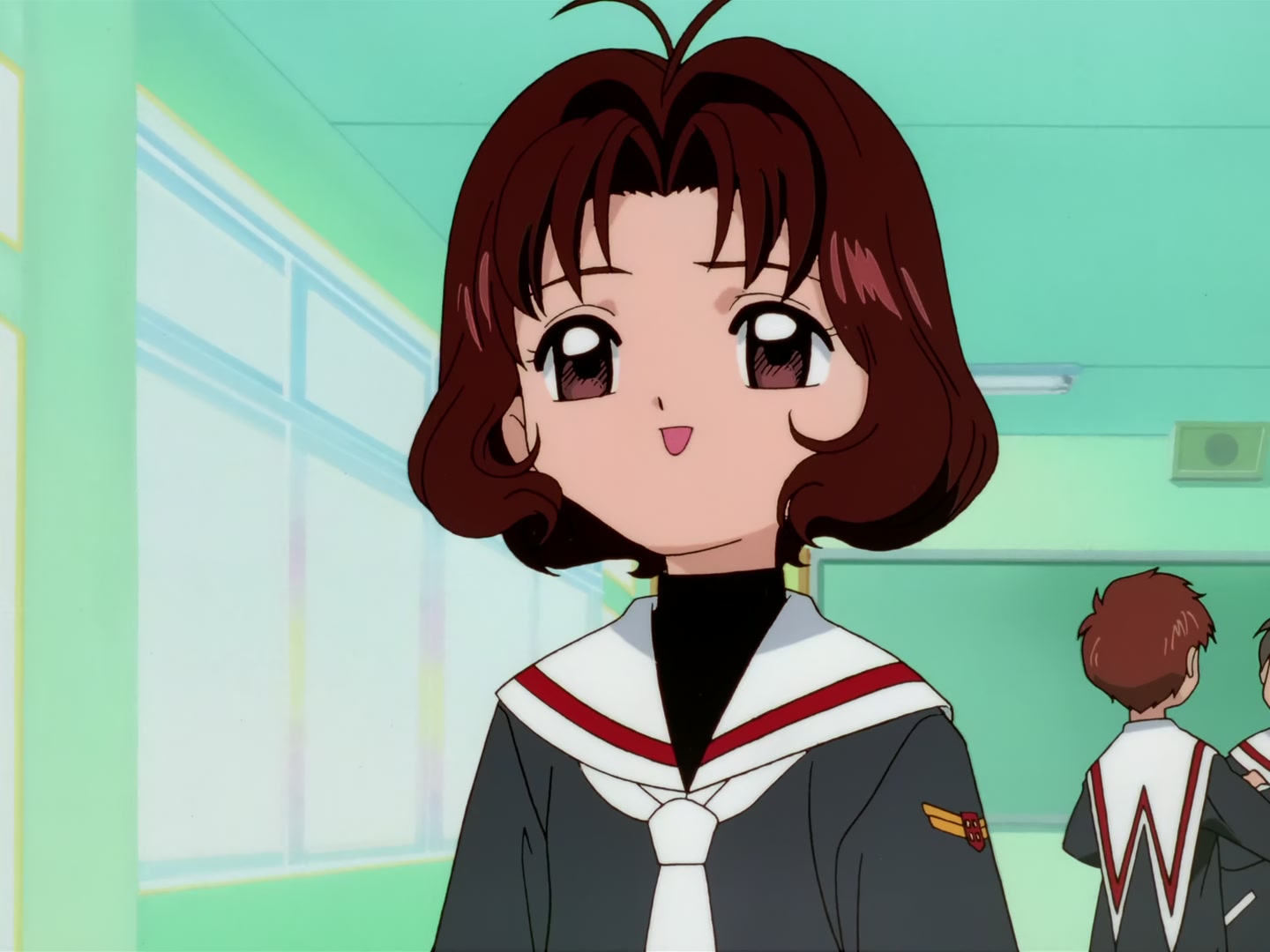 Cardcaptor Sakura Ep 57: Sakura, Syaoran, and the Elevator @ 00:03:31