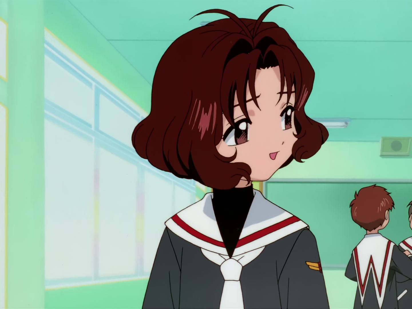 Cardcaptor Sakura Ep 57: Sakura, Syaoran, and the Elevator @ 00:03:37