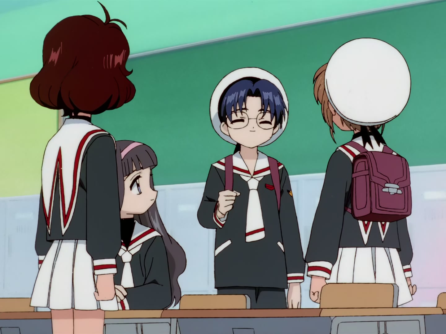 Cardcaptor Sakura Ep 57: Sakura, Syaoran, and the Elevator @ 00:04:03