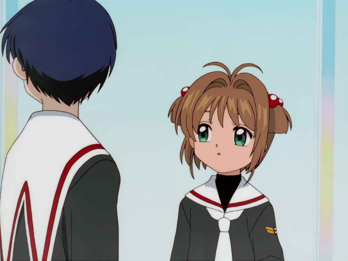 Cardcaptor Sakura Ep 57: Sakura, Syaoran, and the Elevator @ 00:04:34