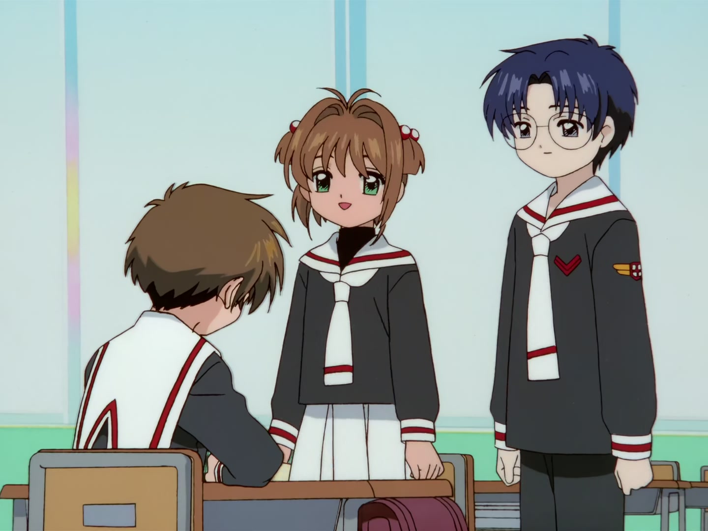 Cardcaptor Sakura Ep 57: Sakura, Syaoran, and the Elevator @ 00:04:39