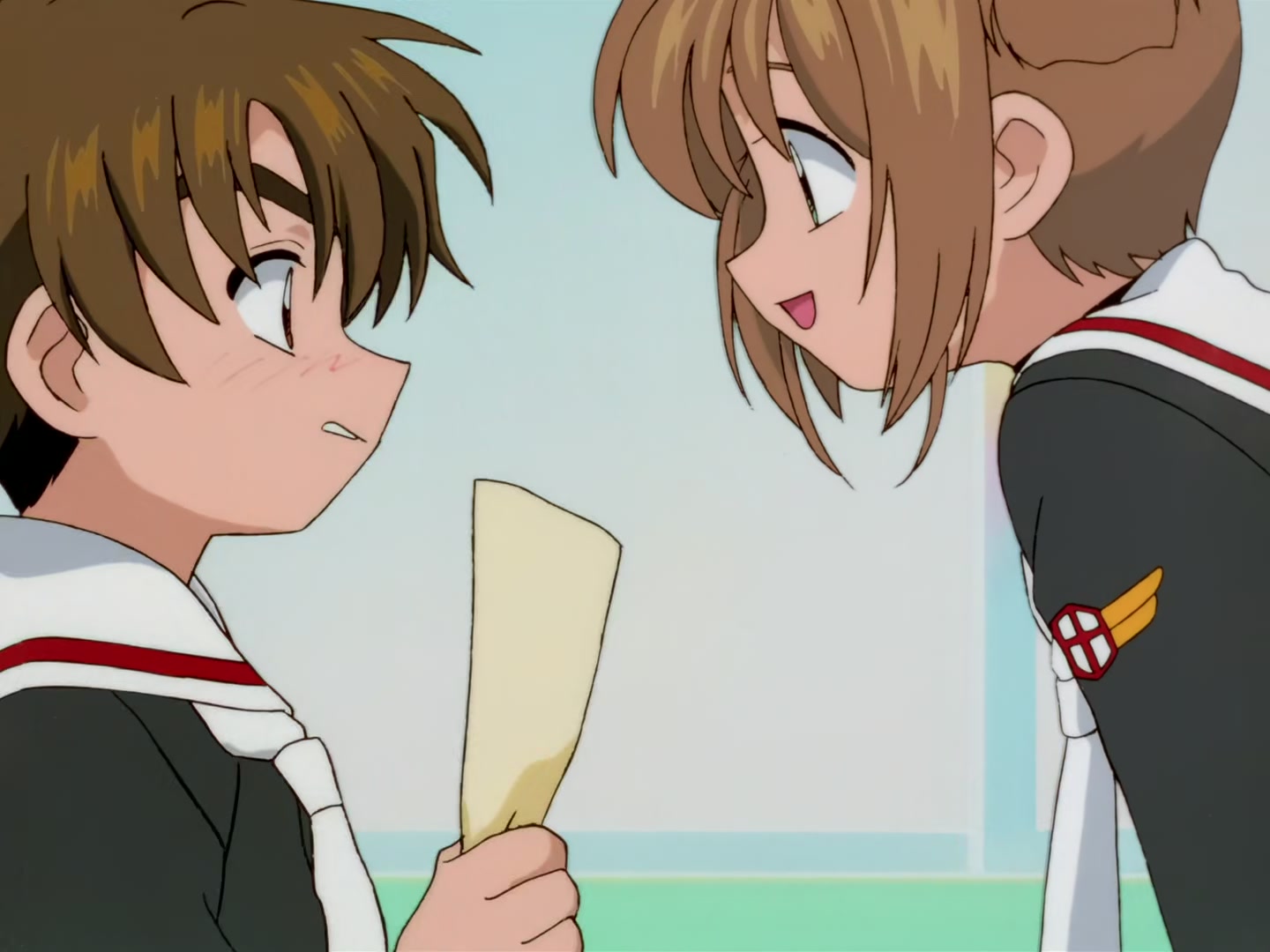 Cardcaptor Sakura Ep 57: Sakura, Syaoran, and the Elevator @ 00:04:49