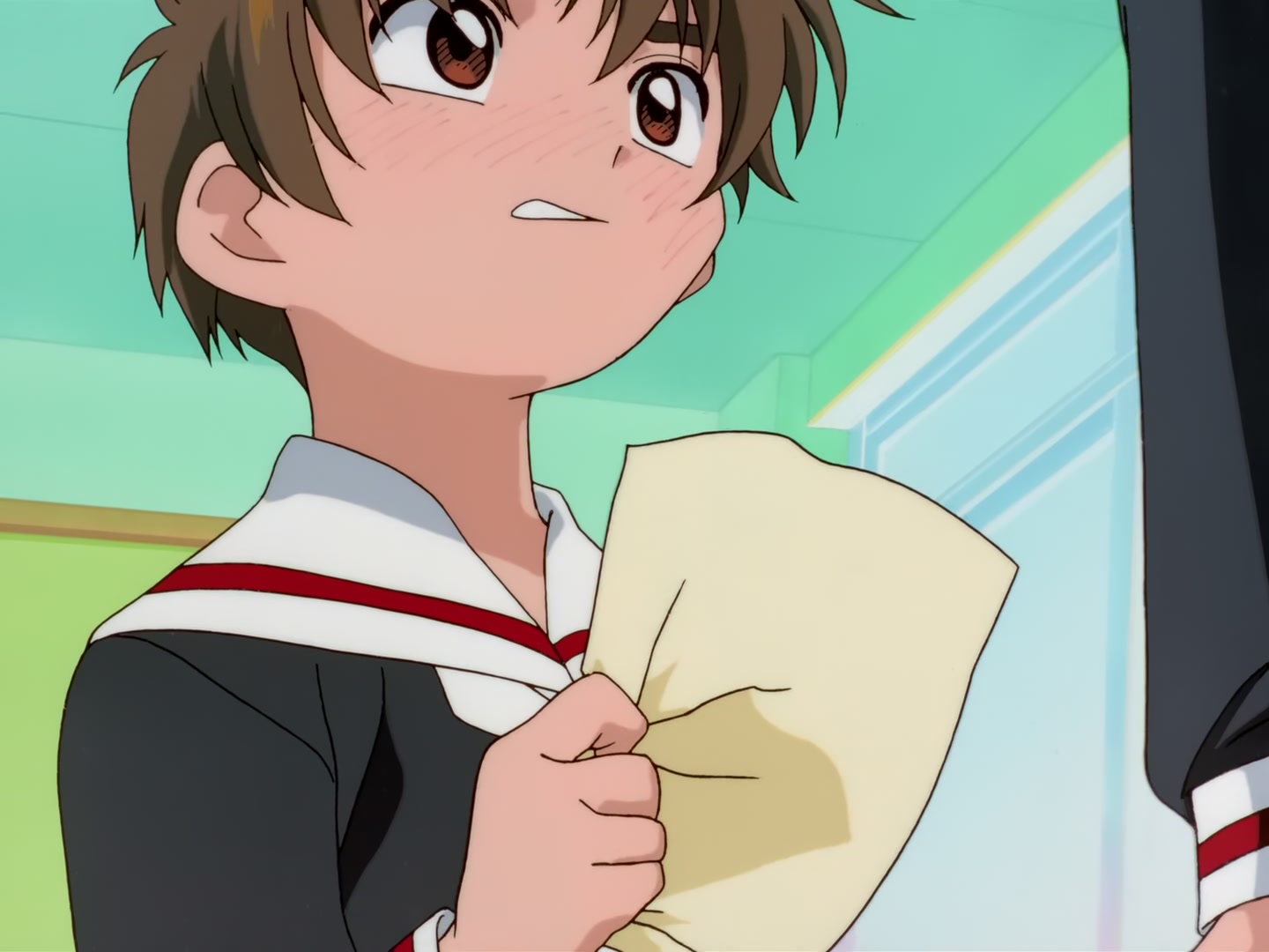 Cardcaptor Sakura Ep 57: Sakura, Syaoran, and the Elevator @ 00:04:54