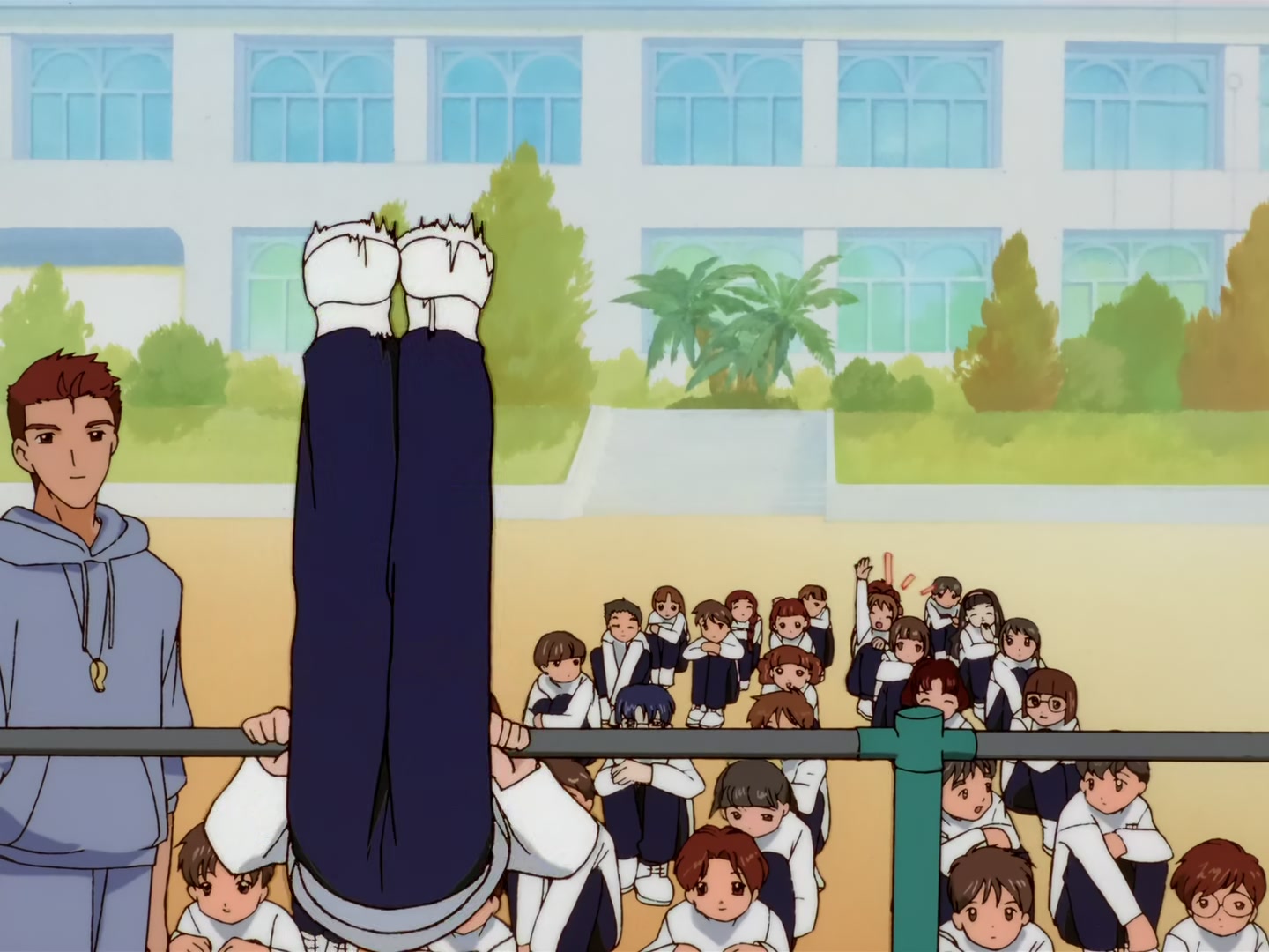 Cardcaptor Sakura Ep 57: Sakura, Syaoran, and the Elevator @ 00:05:41