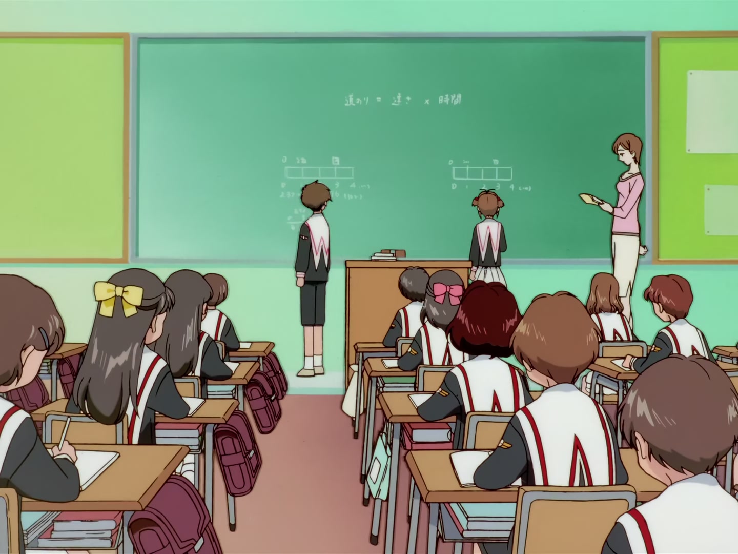 Cardcaptor Sakura Ep 57: Sakura, Syaoran, and the Elevator @ 00:06:07
