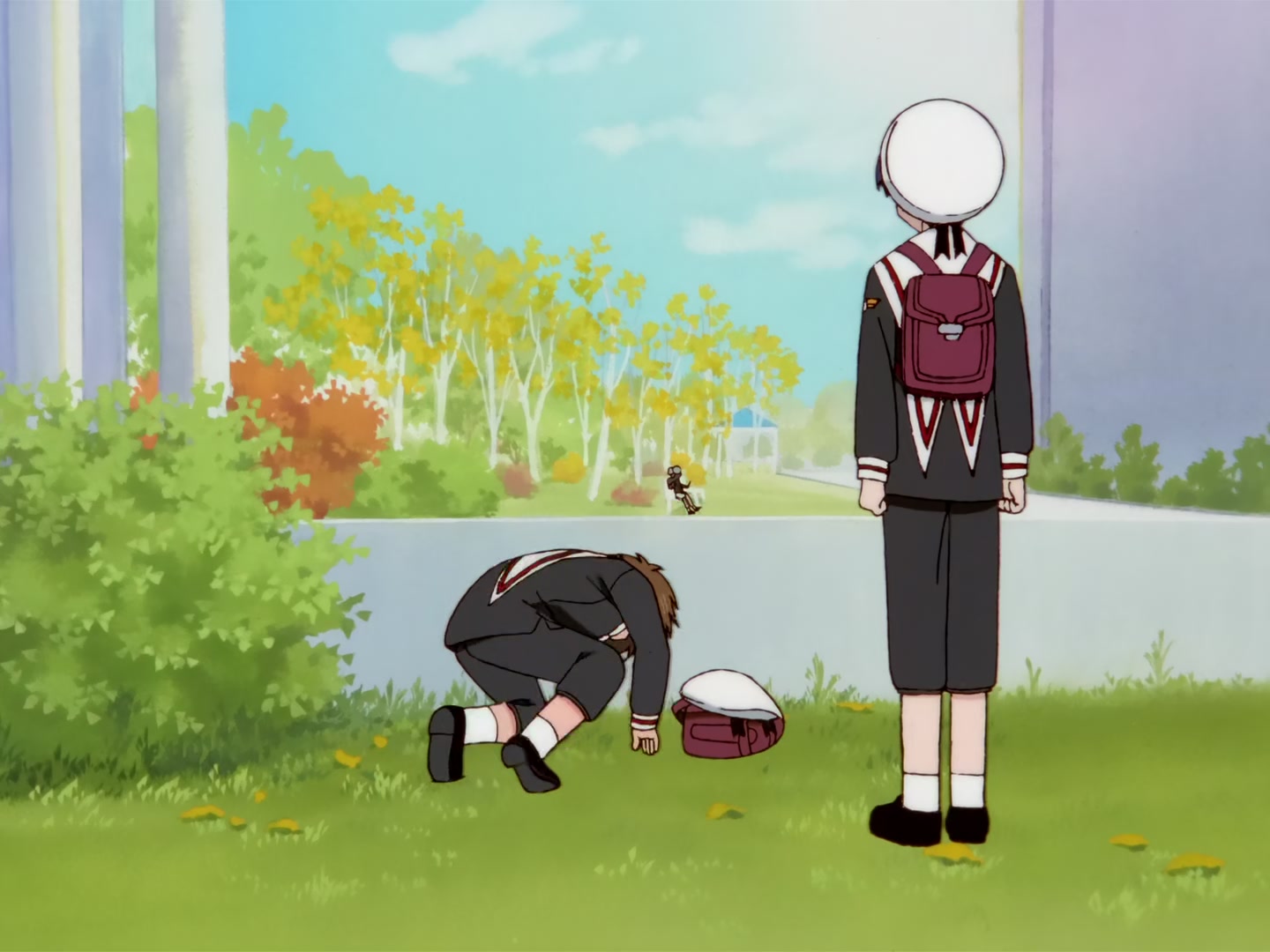 Cardcaptor Sakura Ep 57: Sakura, Syaoran, and the Elevator @ 00:07:04
